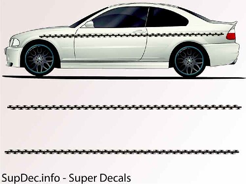 Grafica per carrozzeria in vinile ESTERNO ESTERNO Adesivo decalcomania B794
