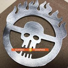 Mad Max Fury Road Badge in metallo e alluminio Emblema laterale del letto in alluminio
 2
