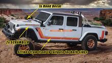Kit Scrambler per Jeep Gladiator Stile retrò vecchia scuola
 3