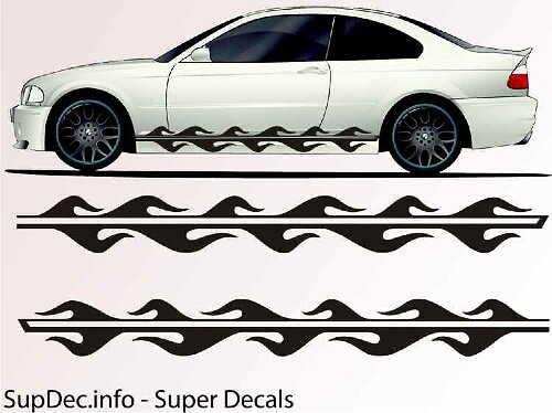 Grafica per carrozzeria in vinile ESTERNO ESTERNO Adesivo decalcomania B799