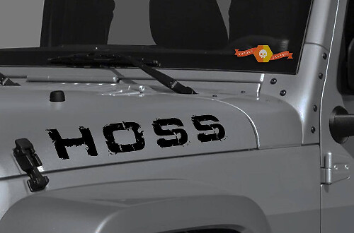 Nuova Jeep Wrangler Gladiator JT JL JLU Rubicon personalizzato Distrutto HOOS accessorio Vinile Adesivo Decalcomania Kit grafico per il 2018 2021
