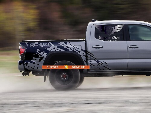 Adesivo in vinile TRD 4x4 parafango per fiancata Toyota Tacoma 2013-2020