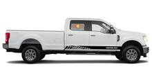 Adesivi per decalcomanie in vinile con strisce del pannello a bilanciere da corsa per Ford F-250 2020
 3
