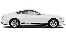 Adesivi per decalcomanie in vinile con strisce del pannello a bilanciere da corsa per Ford Mustang 2020
 3