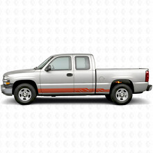 Strisce in Vinile Angolari Lightning per Portiere e Minigonne per Chevrolet Silverado 1500 GMT800 1999-2007_4