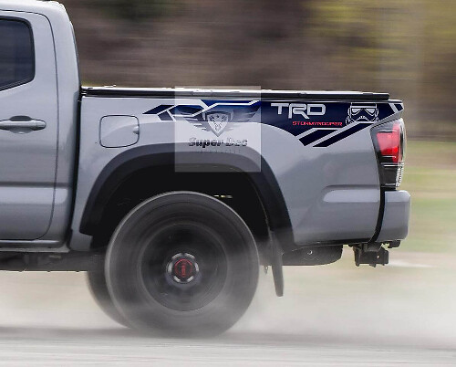 Adesivo in vinile TRD Stormtrooper per il comodino Toyota Tacoma 2013-2020