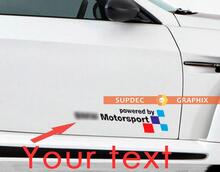 2 powered by Text Motorsport adesivi in ​​vinile decalcomanie per bmw M3 M5 M6 e36 e46 e92 e60 f10 f15 f16 f30 g05 g20
 2