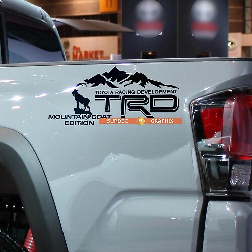 Adesivo in Vinile TRD Goat Edition per Battitacco Toyota Tundra