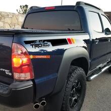 Coppia TRD Off Road Mountains Vintage strisce per Tacoma Adesivi laterali in vinile Decal adatta per Toyota Tacoma 2005-2015
 2