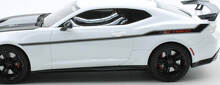 Kit di adesivi in vinile per strisce laterali personalizzate ZL1 per Chevrolet Camaro 2017-2019_2