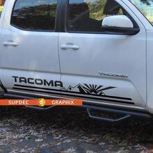 TRD Mountains e JDM Rising Sun 4x4 Bed Stripes Vinyl Stickers Decal Kit per Toyota Tacoma TRD
 2