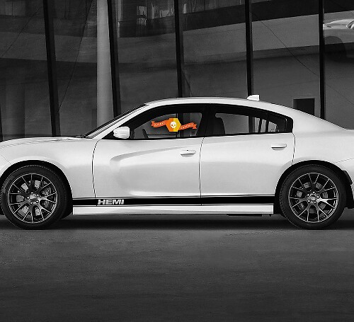 Dodge GT HEMI Stripe Rocker Panel Side Band Decal Sticker per grafica Daytona Mopar
