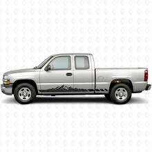 Strisce in Vinile con Montagna Topografica per Porte e Minigonne per Chevrolet Silverado 1500 GMT800 1999-2007_2