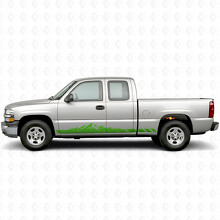 Strisce in Vinile con Montagna Topografica per Porte e Minigonne per Chevrolet Silverado 1500 GMT800 1999-2007_6