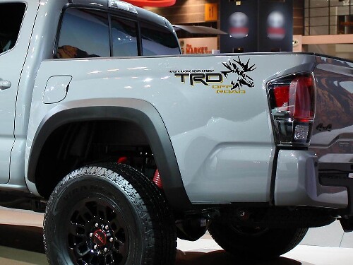 Adesivo in Vinile TRD Off Road Moose Bedside per Toyota Tundra