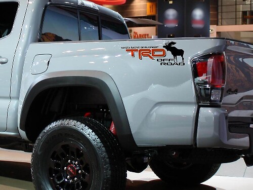 Adesivo in Vinile Laterale Fuoristrada Stile TRD Moose per Toyota Tacoma