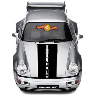 Adesivo decalcomania striscia centrale cofano Porsche 911
