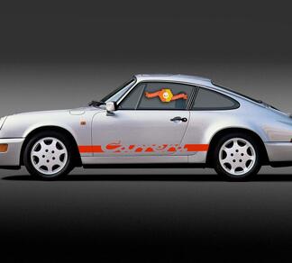 Porsche 911 Carrera - Adesivo laterale a strisce
