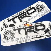 Toyota Racing Development TRD Backcountry edizione 4X4 lato del letto Montagne Albero della bussola Adesivi per decalcomanie grafiche per Tacoma 2016 - 2020
 2