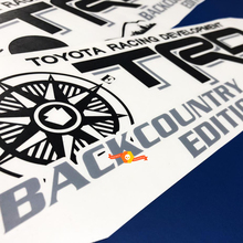 Toyota Racing Development TRD Backcountry edizione 4X4 lato del letto Montagne Albero della bussola Adesivi per decalcomanie grafiche per Tacoma 2016 - 2020
 3