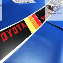 Toyota TRD TEQ Racing Development Vintage Old Style logo Parabrezza Adesivo Decal Sun Strip Visiera Parabrezza Banner per Tacoma Tundra
 2