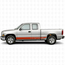 Strisce Viniliche a Slot Diagonale per Porta e Pannello Laterale per Chevrolet Silverado 1500 GMT800 1999-2007_4