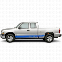 Strisce Viniliche a Slot Diagonale per Porta e Pannello Laterale per Chevrolet Silverado 1500 GMT800 1999-2007_5