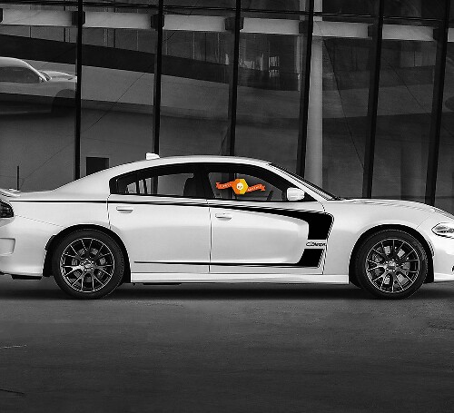 Dodge Charger C Stripe Hemi RT 345 Decal Sticker Kit grafico completo adatto ai modelli 2011-2020
