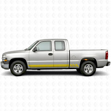 Strisce in Vinile Topografiche per Portiera e Battitacco per Chevrolet Silverado 1500 GMT800 1999-2007_3