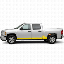 Strisce in Vinile Mountain Range per Porta e Battitacco per Chevrolet Silverado 1500 GMT900 2007-2013_3