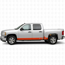 Strisce in Vinile per Porta e Modanatura Laterale Alpine Ridge per Chevrolet Silverado 1500 GMT900 2007-2013_4