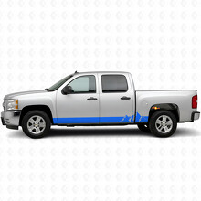 Strisce in Vinile per Porta e Modanatura Laterale Alpine Ridge per Chevrolet Silverado 1500 GMT900 2007-2013_5