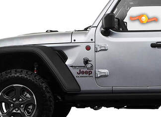 Jeep Wrangler Gladiator Fender lancia spada Wrangler JL JLU JT Vinyl Decal Kit

