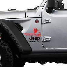 Kit adesivo in vinile con testo personalizzato per parafango Gladiator per Jeep Wrangler Gladiator_3