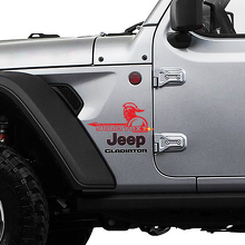 Jeep Wrangler Gladiator Fender lancia spada Wrangler JL JLU JT Kit decalcomania adesivo in vinile
 3