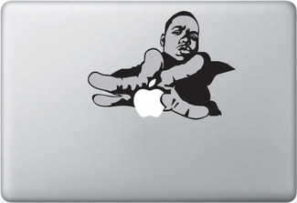 Adesivo decalcomania per laptop MacBook stile Bro Man Hip Hop
