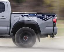 TRD 4x4 PRO Sport Off Road Mountains river Side Adesivi in ​​vinile Decal adatti a Tacoma 2013 - 2020 o Tundra 2013 - 2020
 2