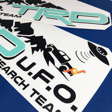 Coppia di adesivi TRD UFO Research Team Adesivi in ​​vinile per Toyota Tacoma 2 Colori
 3