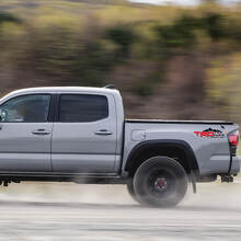 Adesivi Laterali a Coppia Stile TRD U.F.O. Research Team per Toyota Tacoma_4