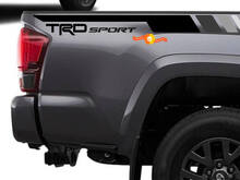 Coppia TRD Sport PRO Off Road Grigio Colori strisce per Tacoma Adesivi Laterali in Vinile Decal adatta per Toyota Tacoma 2005-2020
 2