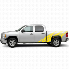 Strisce in vinile dentellate per fiancate Chevrolet Silverado 1500 GMT900 2007-2013_3