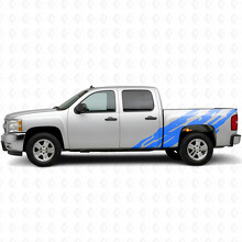 Strisce in vinile dentellate per fiancate Chevrolet Silverado 1500 GMT900 2007-2013_5
