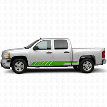 Strisce in Vinile Oblique per Porte da Corsa e Minigonne per Chevrolet Silverado 1500 GMT900 2007-2013_6