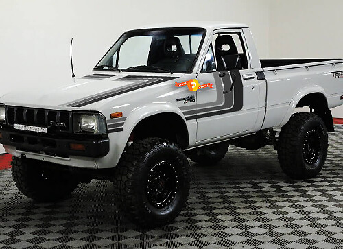 Kit di adesivi in vinile vintage con tripla striscia laterale per Toyota Hilux