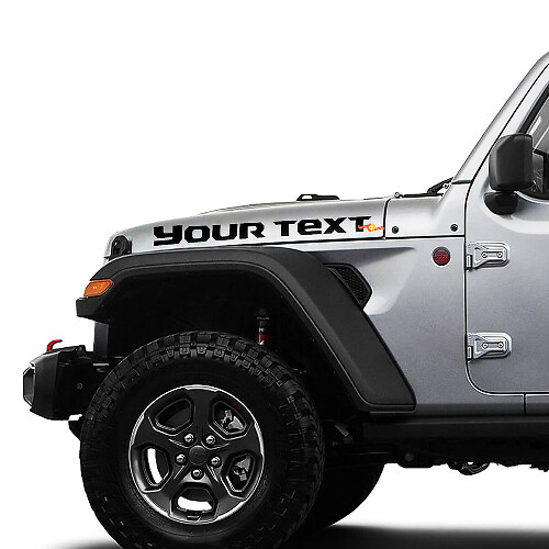 Adesivi in vinile personalizzati per cofano per Jeep Gladiator JT