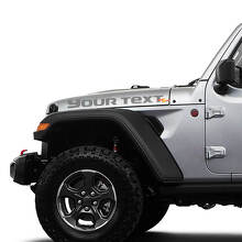 Adesivi in vinile personalizzati per cofano per Jeep Gladiator JT_2