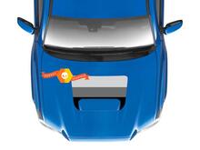 Toyota Tacoma TRD Sport PRO Hood Scoop Racing Tricolore adesivo decalcomania grafica 2016 2017 2018 2019 2020
 2