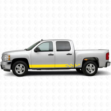 Strisce Viniliche a Scacchi per Porta e Battitacco per Chevrolet Silverado 1500 GMT900 2007-2013_3