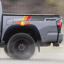 Adesivo in vinile con strisce vintage TRD Sport per fiancata Toyota Tacoma 2005-2020_2