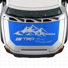 Adesivo in Vinile Decalcomania Cofano Stile TRD Mountain per Toyota FJ Cruiser_2
